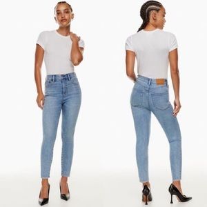 Denim Forum Lola High Rise Skinny Jeans